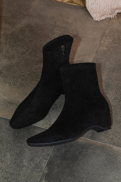 Winter Square Toe Stylish Short Boots