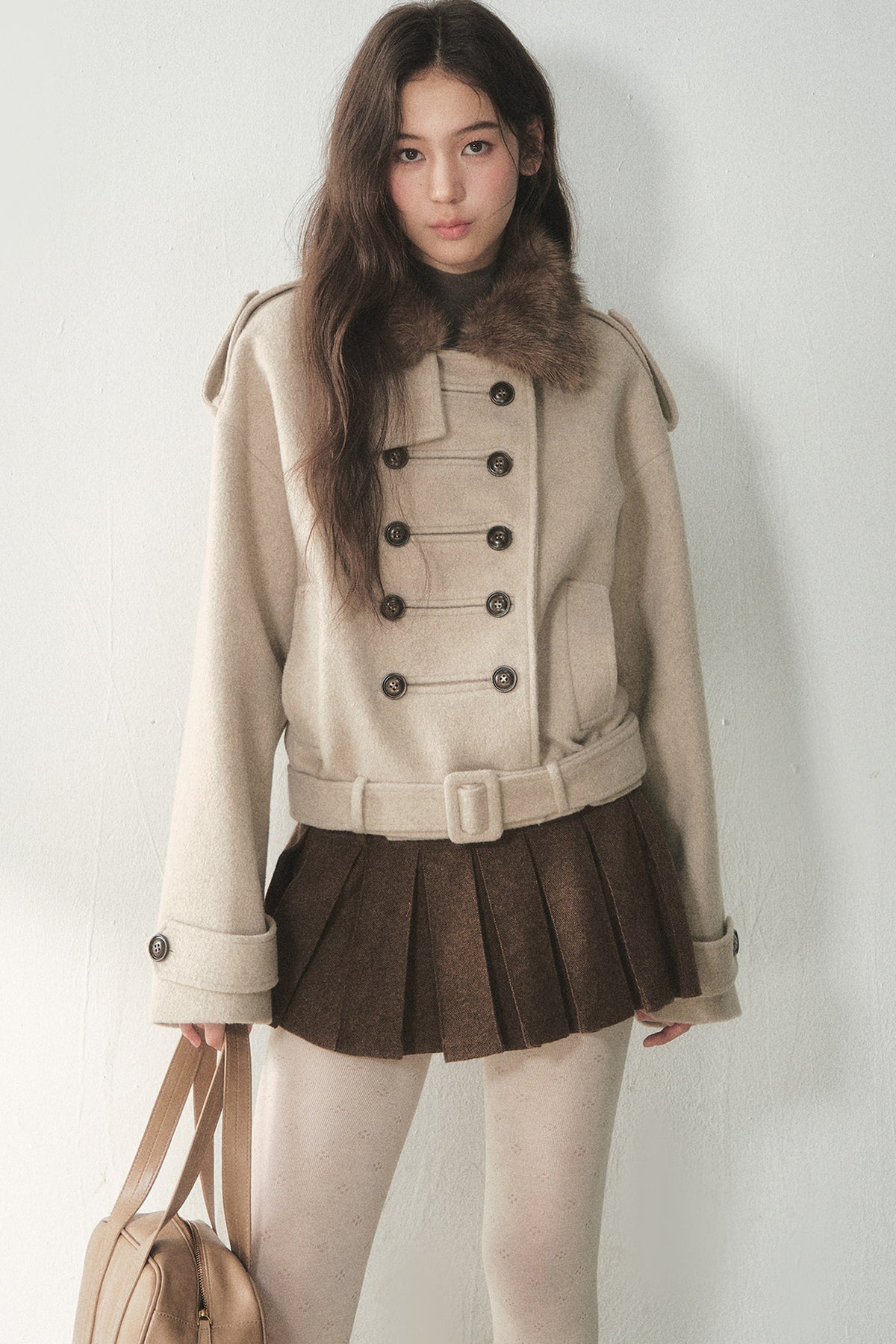 Double Breasted Wool Coat