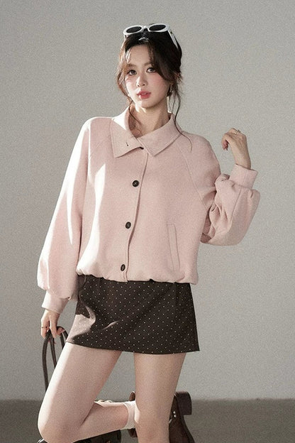 Short Two-Way Floral Jacket