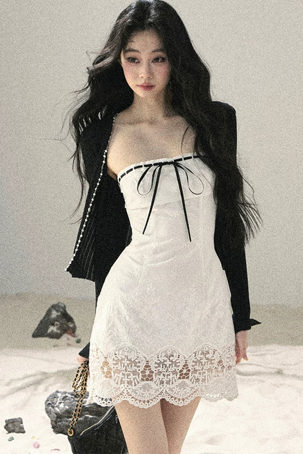 French Style Lace Bodycon Dress