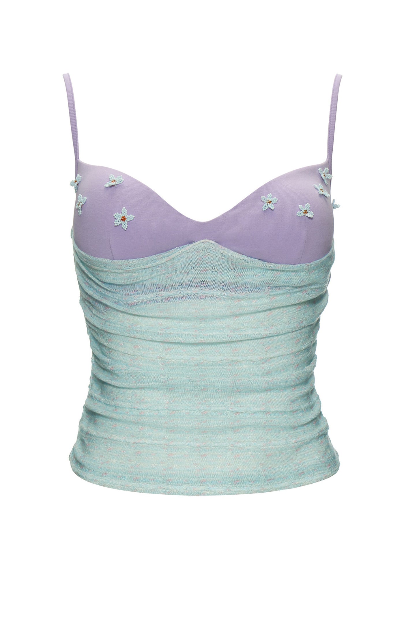 Pastoral Color-Blocked Camisole Top