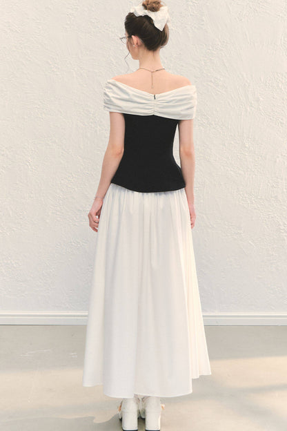 Off-Shoulder Peplum Top