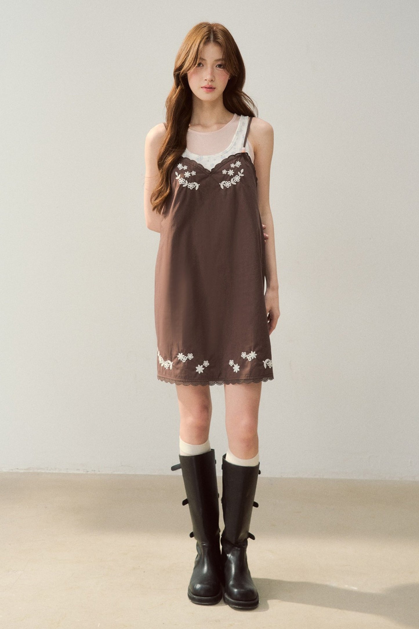 Amber Oak Suspender Dress