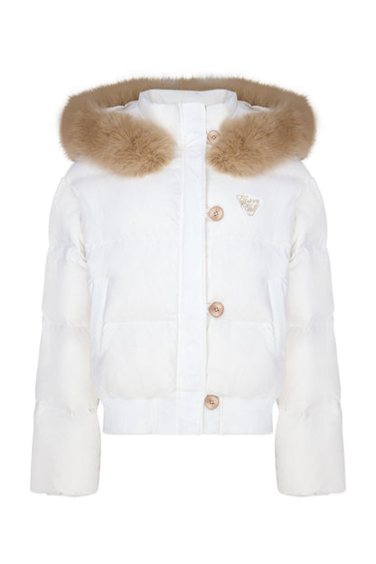 White Duck Down Jacket and Pants Set-Up