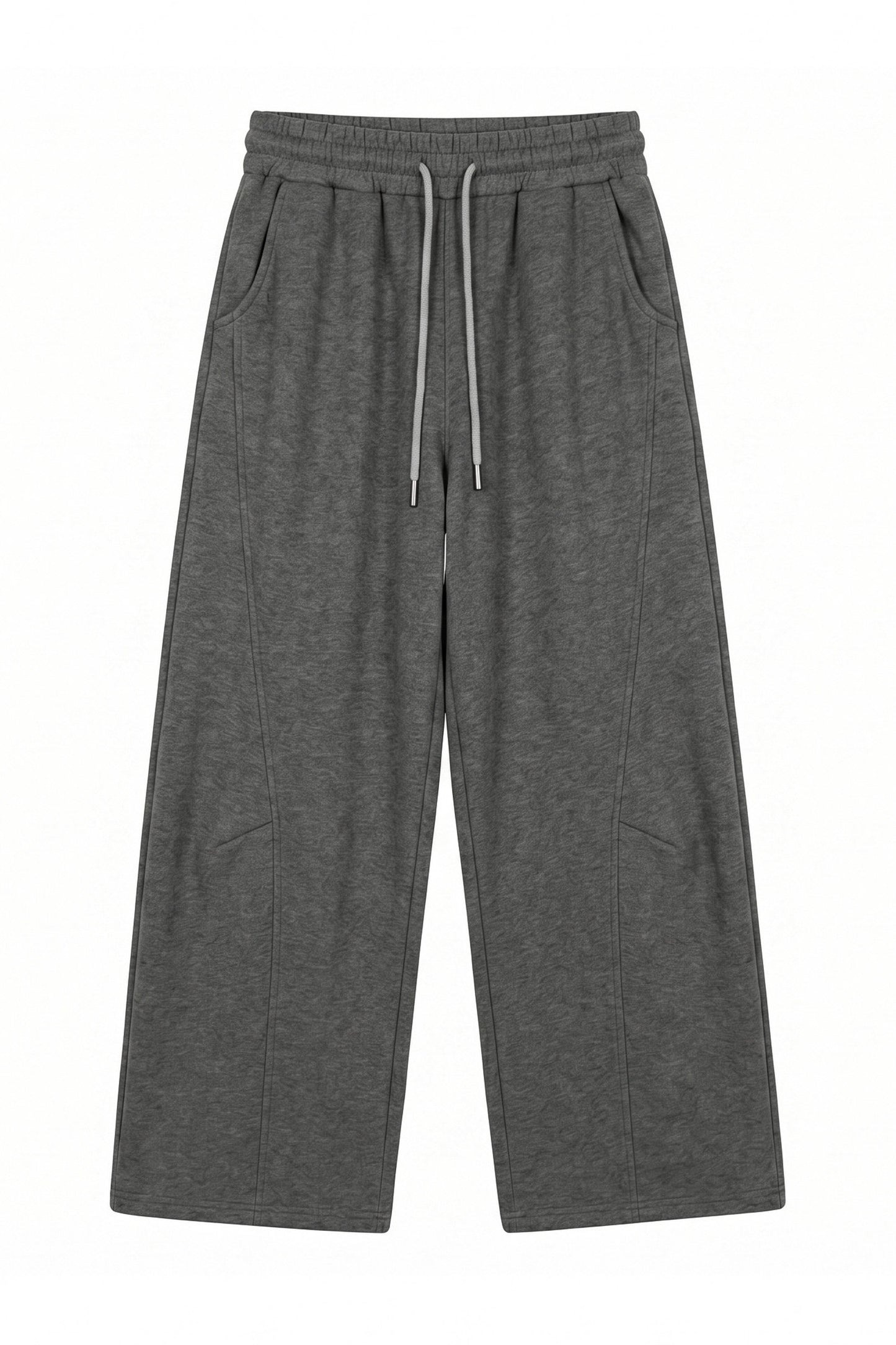 Knit Scarf Sweatshirt and Sweatpants Set-Up