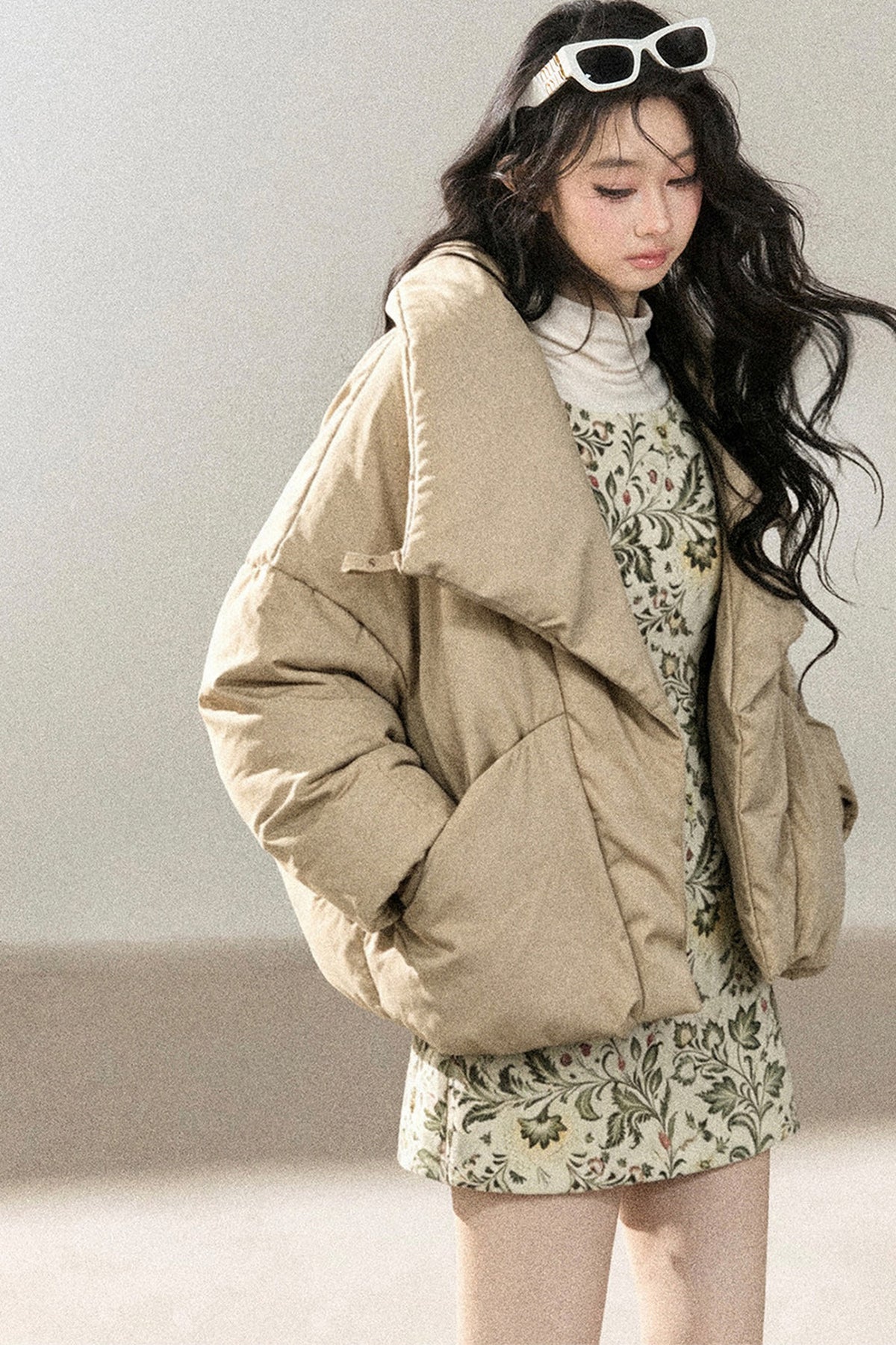 Lightweight White Duck Down Jacket