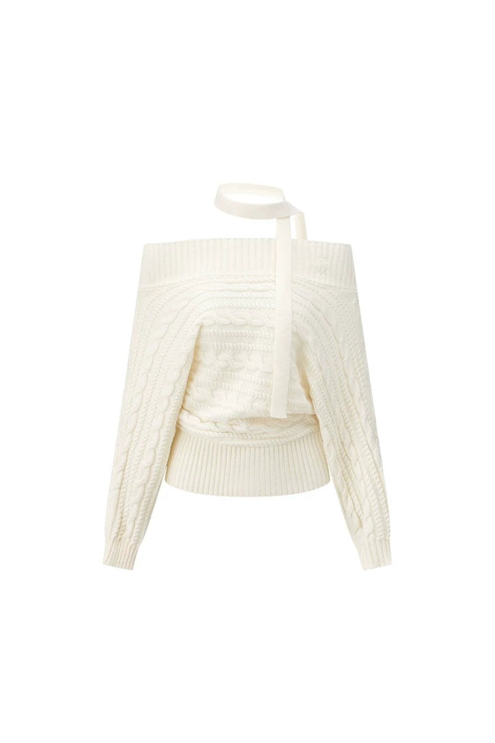 Maglia vintage con laccetto e spalle scoperte