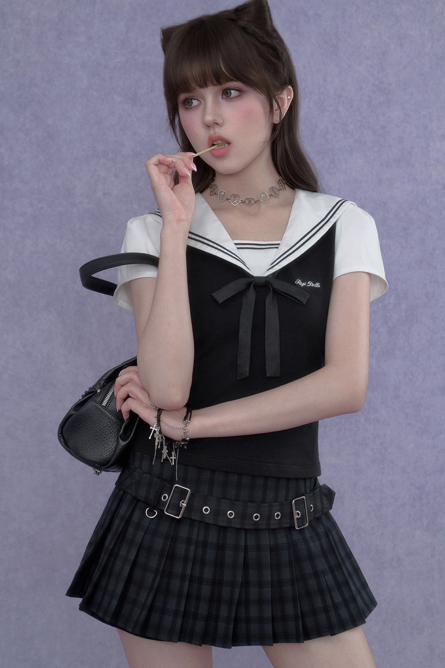 Sailor Collar Summer Top Set-Up