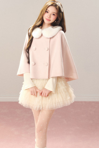 Cream Princess Multi-Layered Tulle Dress