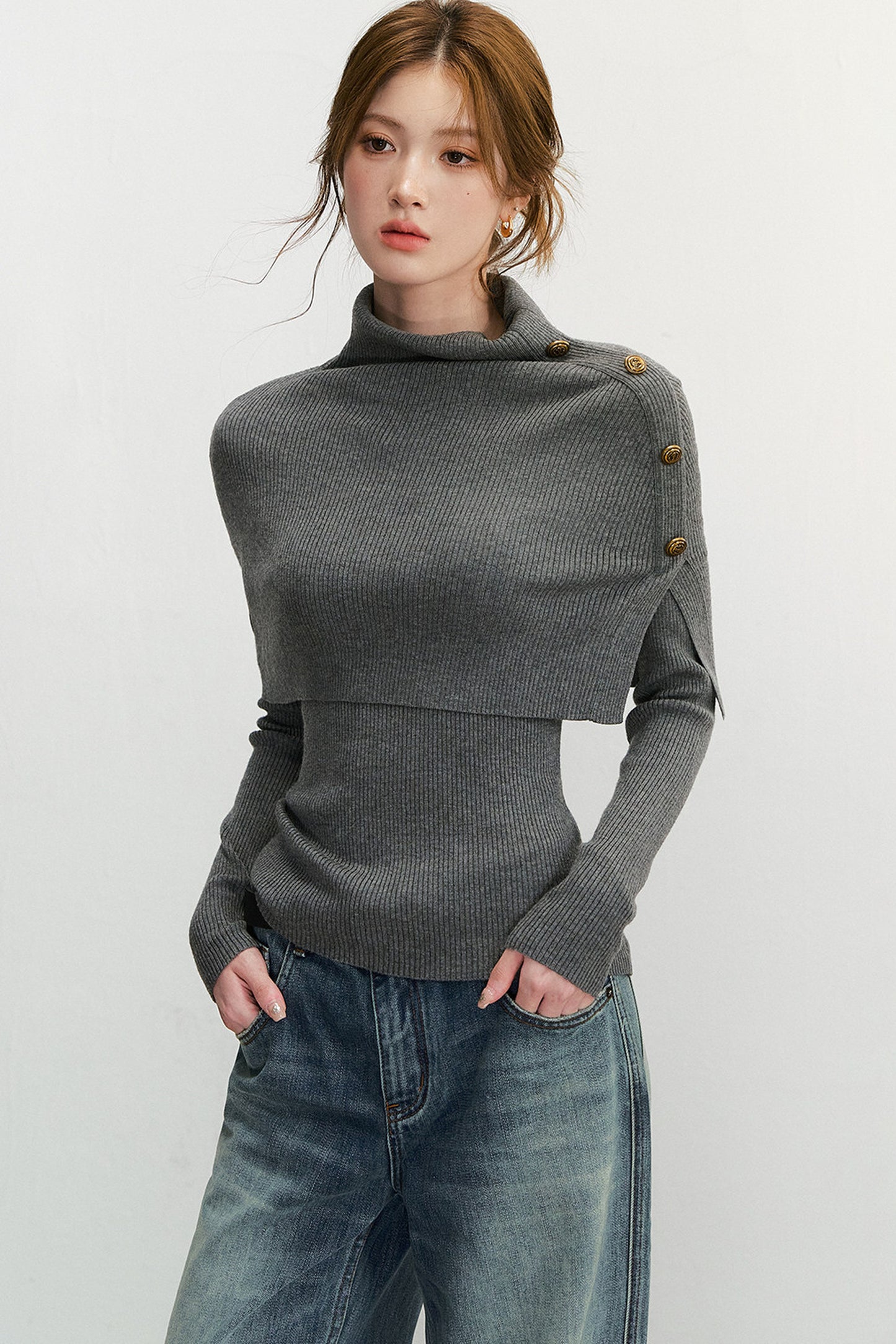 Elegant Knit Sweater Set