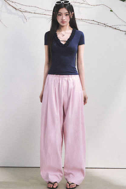Blusa de lyocell con volantes Nube