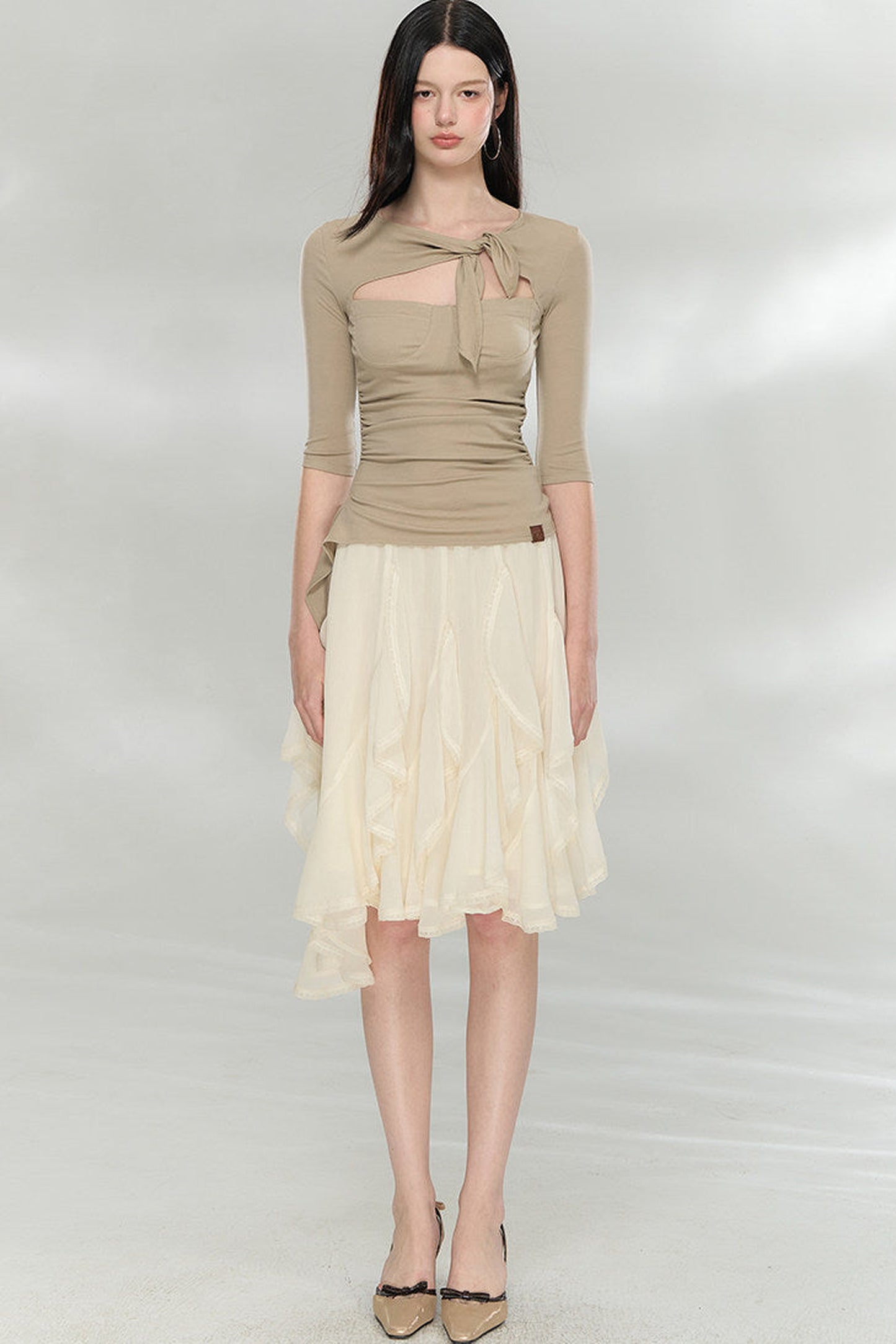 Convertible Lyocell Blouse