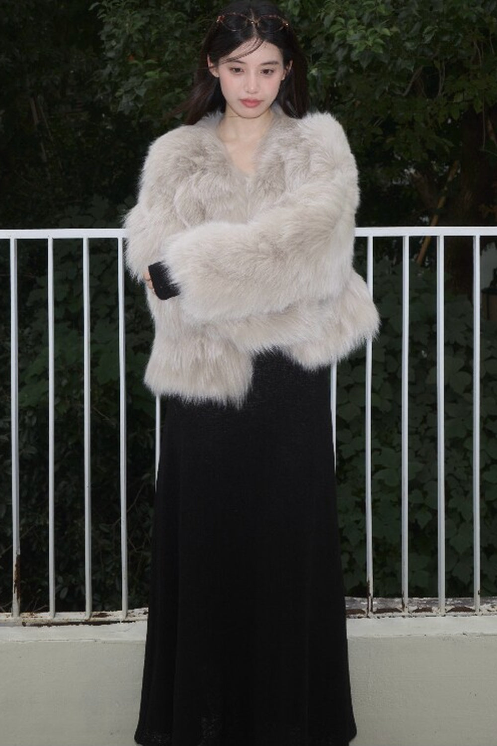 Short Fox Fur Jacket