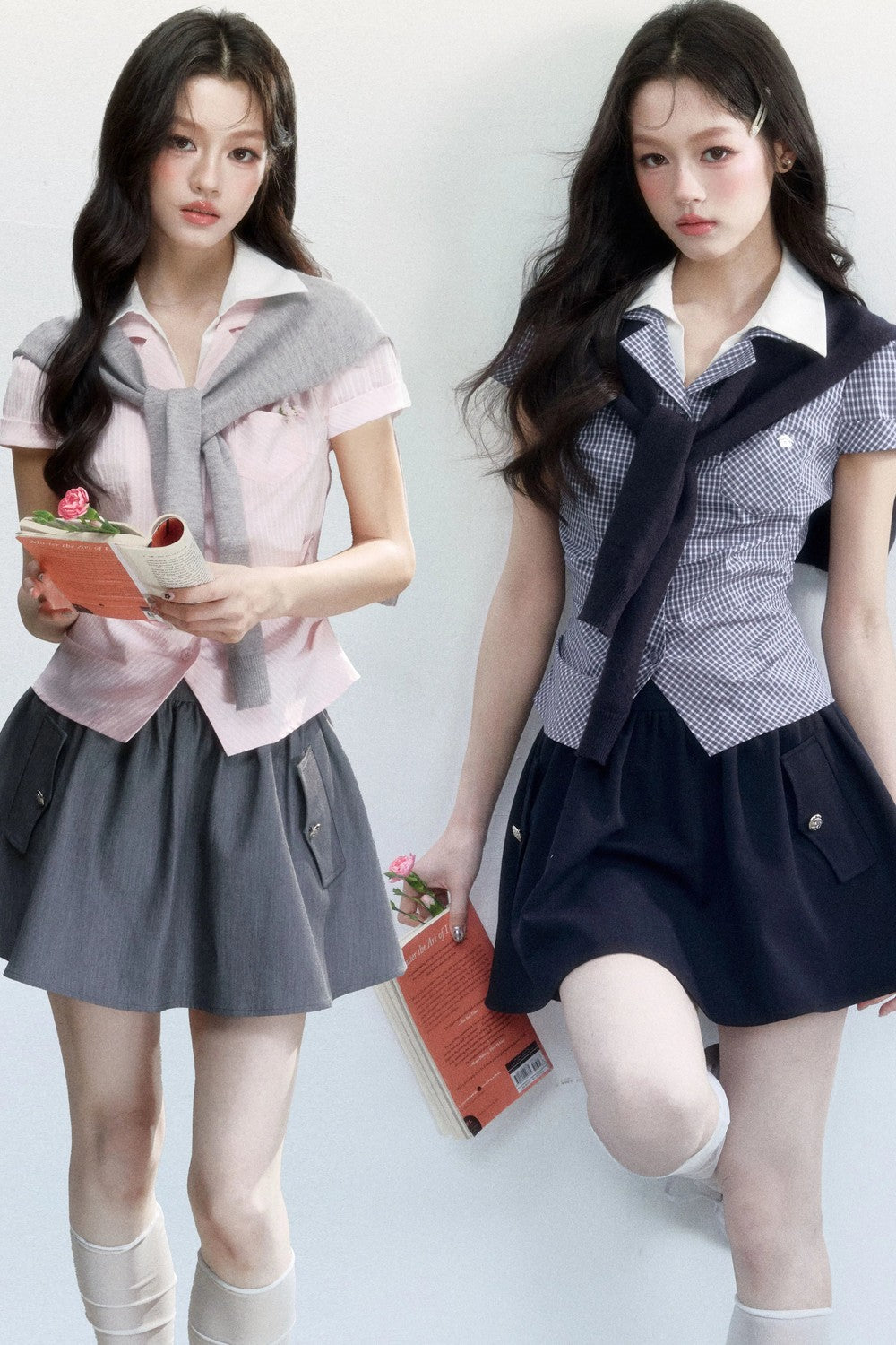 Sweet and Cool High-Waisted A-Line Skirt