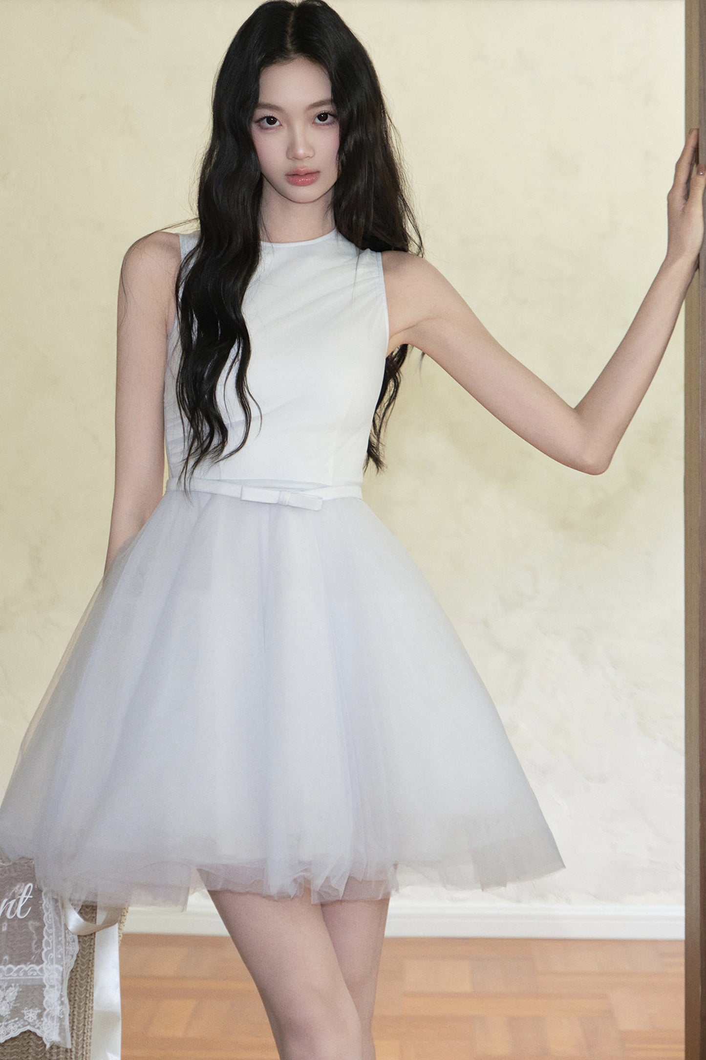 Butterfly Knot Mesh Dress