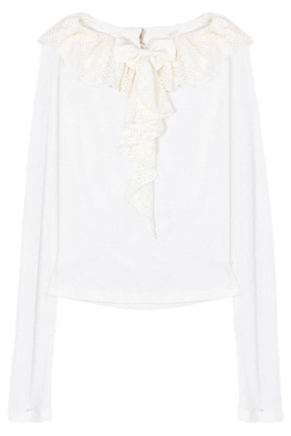 Autumn Lace Ruffle Coat Set-Up