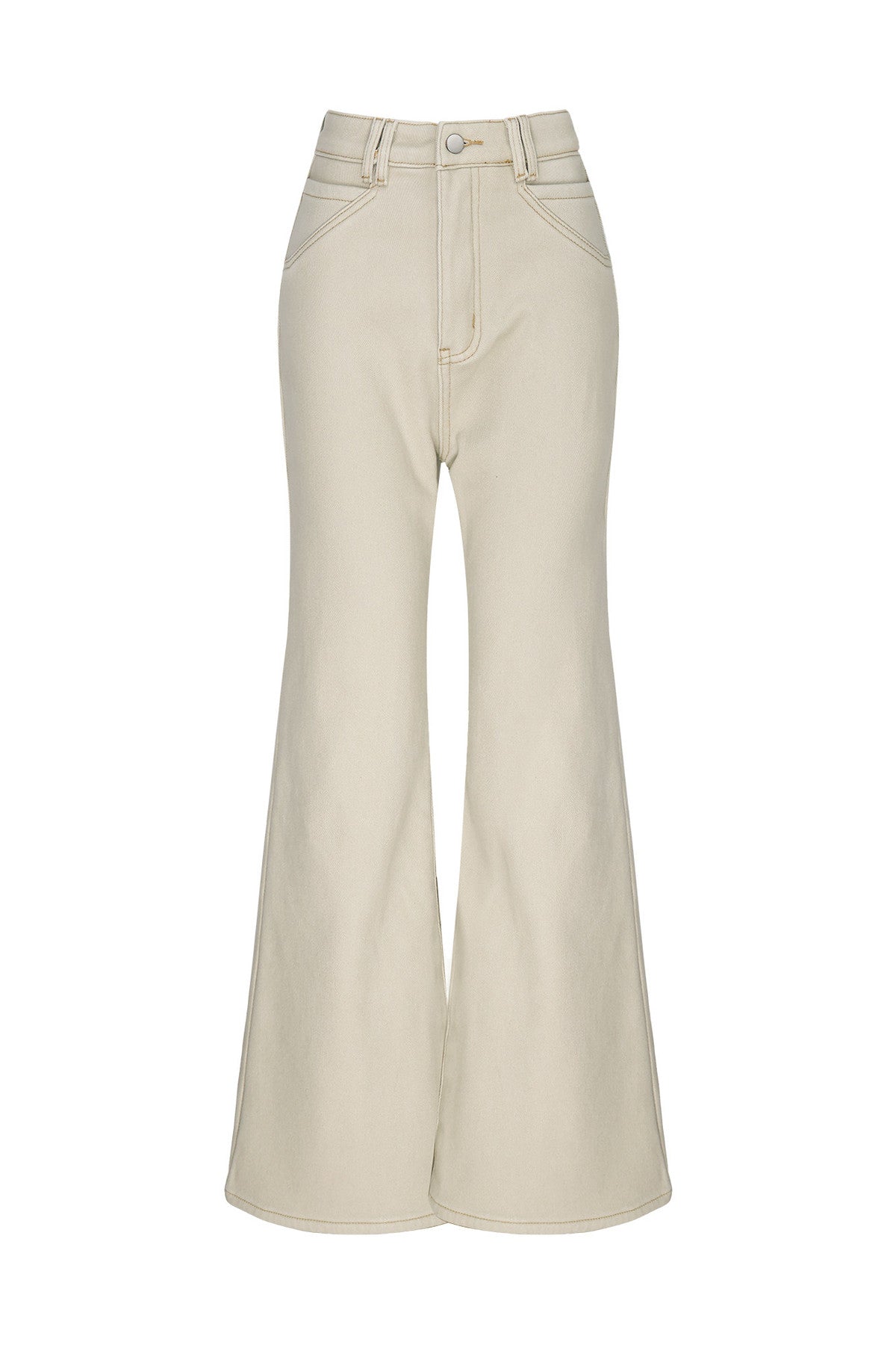 White Down Thick Coat and Pants Set-Up