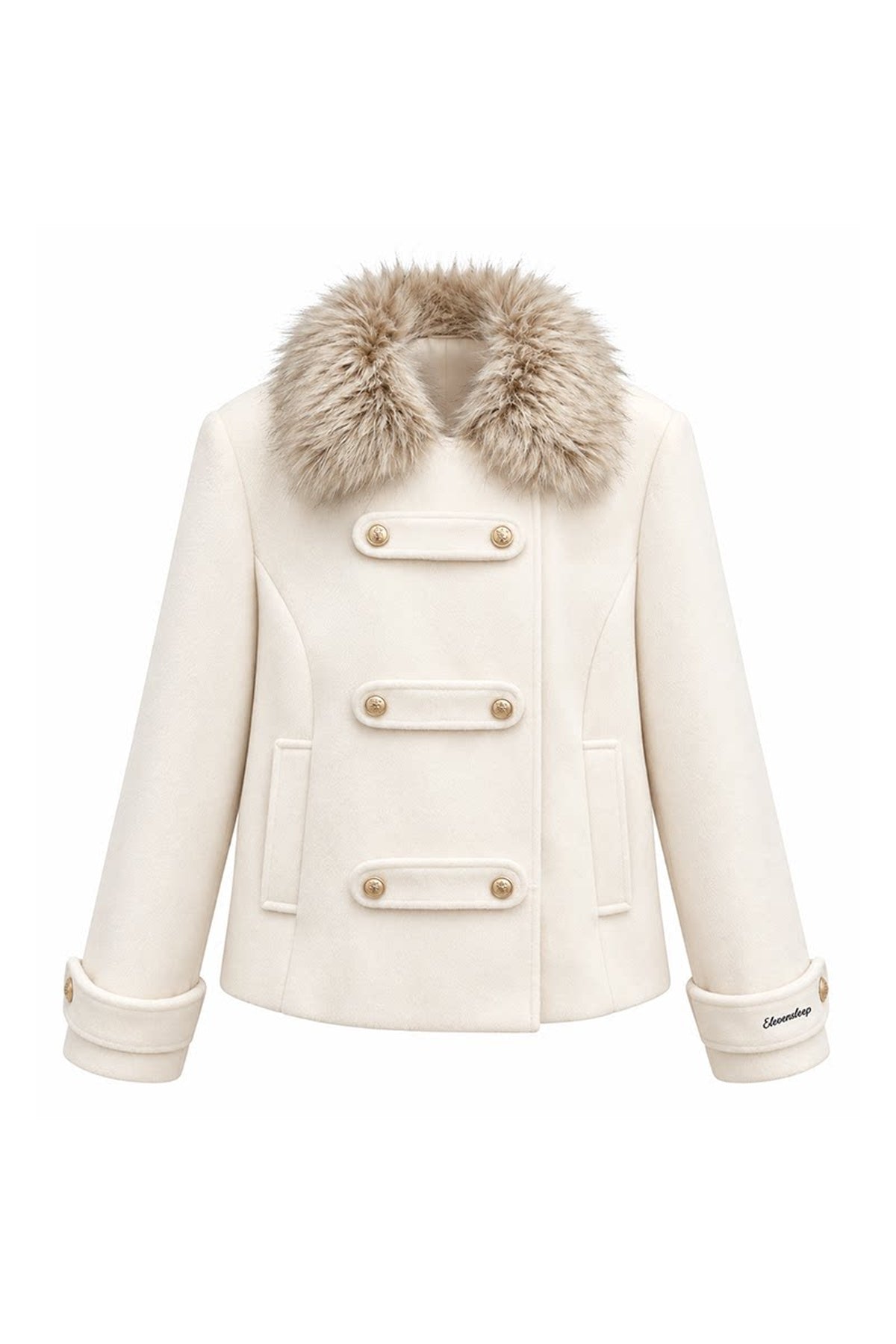 Ensemble veste et jean évasé taille haute