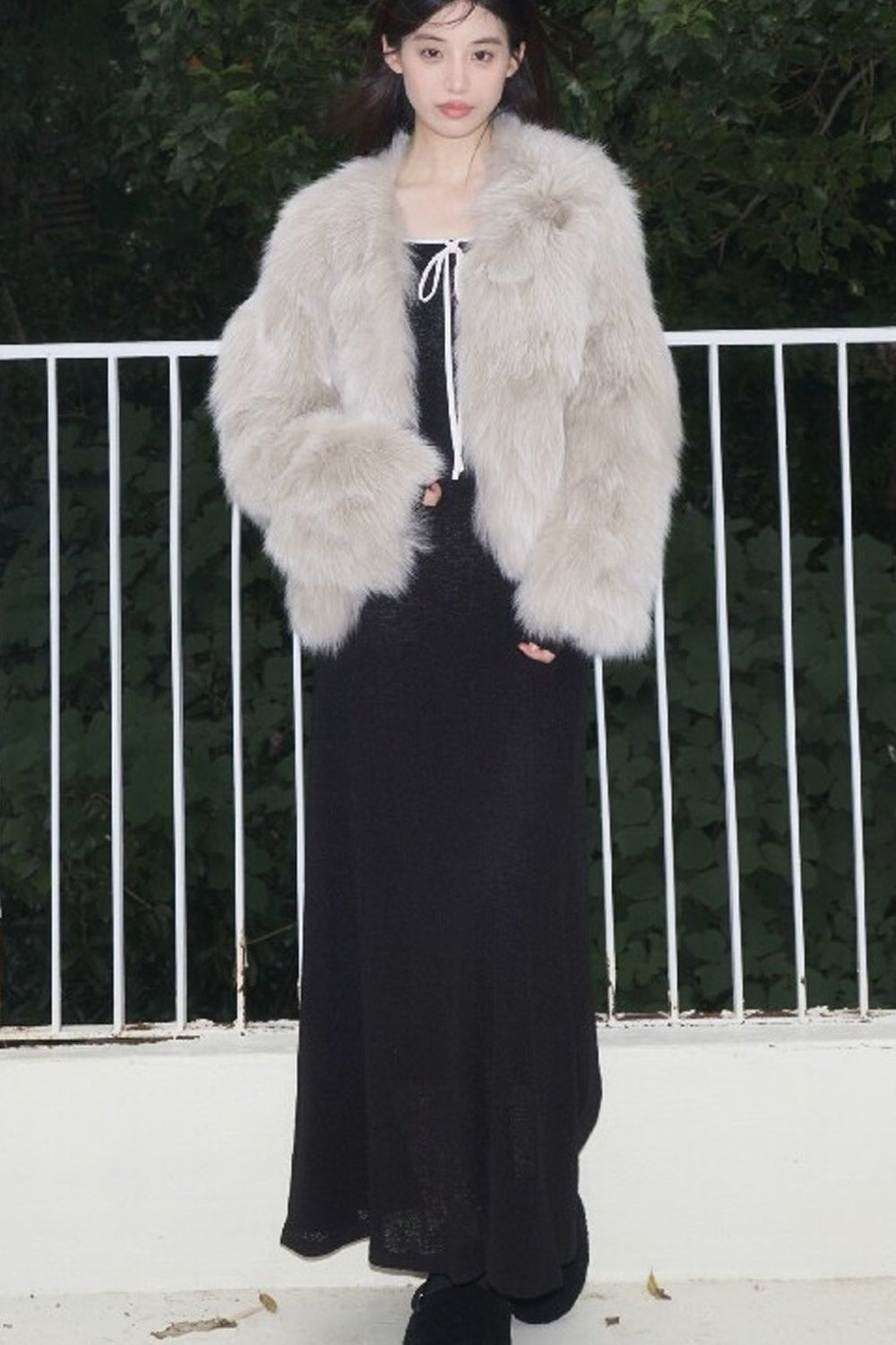 Short Fox Fur Jacket