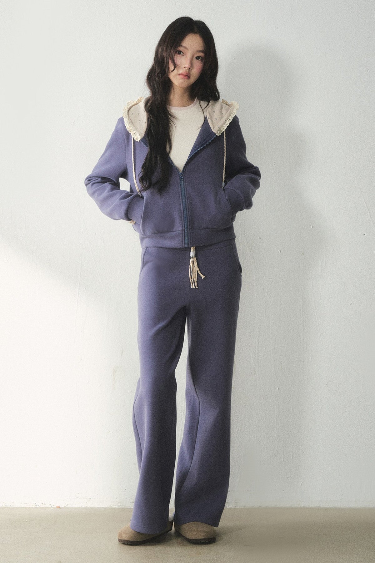 Floral Air-Layer Sweatshirt and Pants