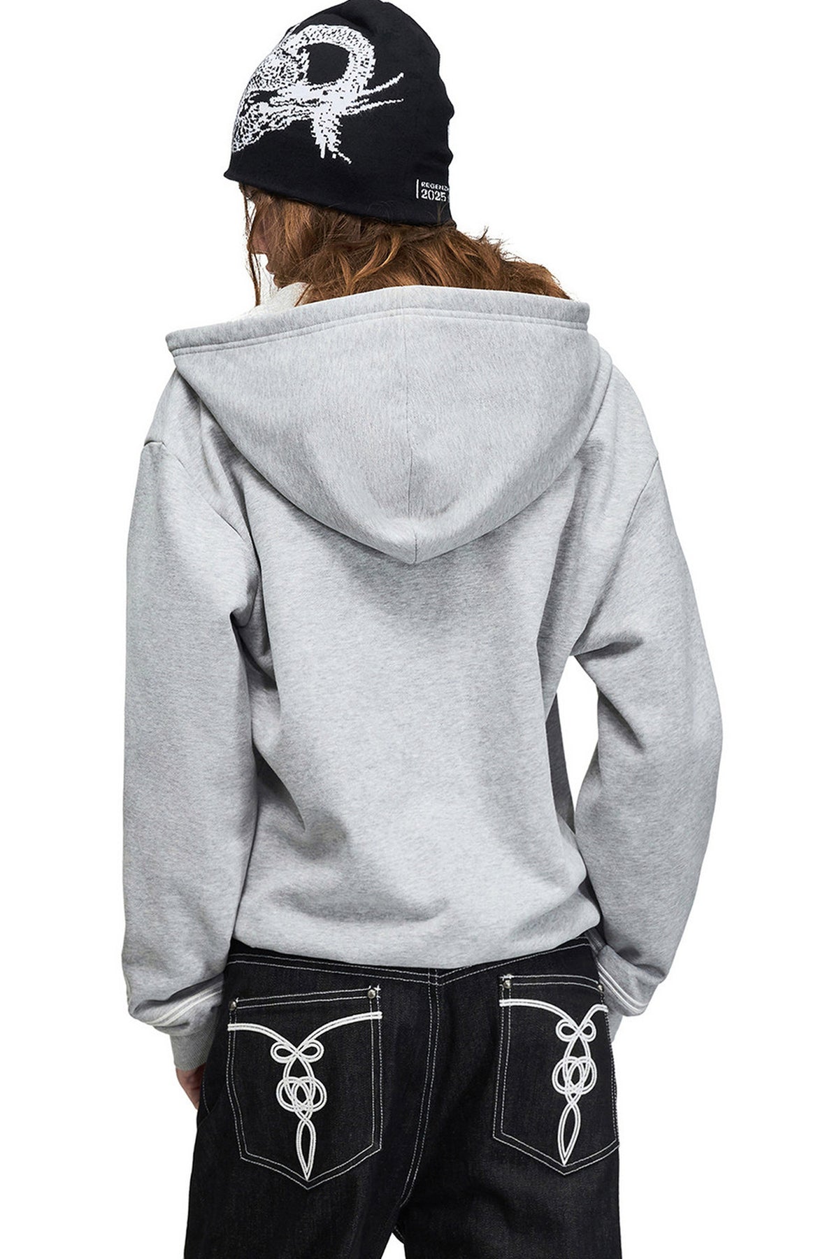 Giacca vintage Napoleone con cappuccio e zip