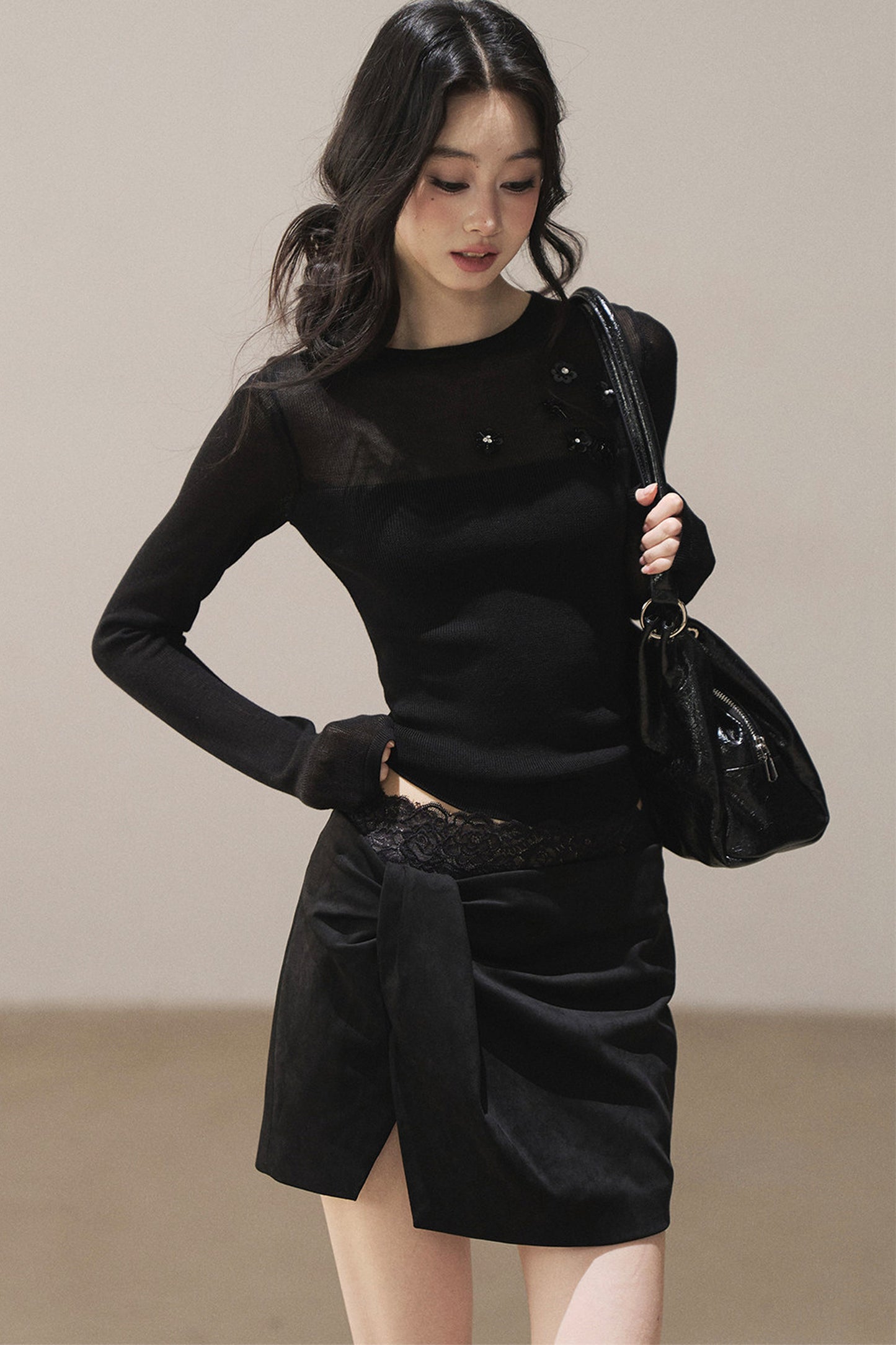 Sheer Autumn Base Blouse