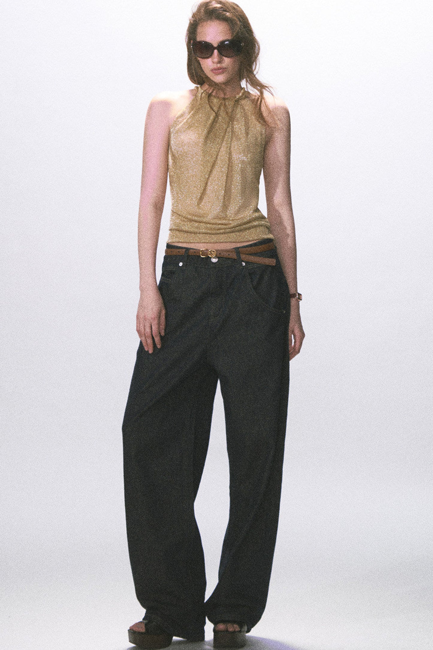Twist Halter Backless Camisole Top
