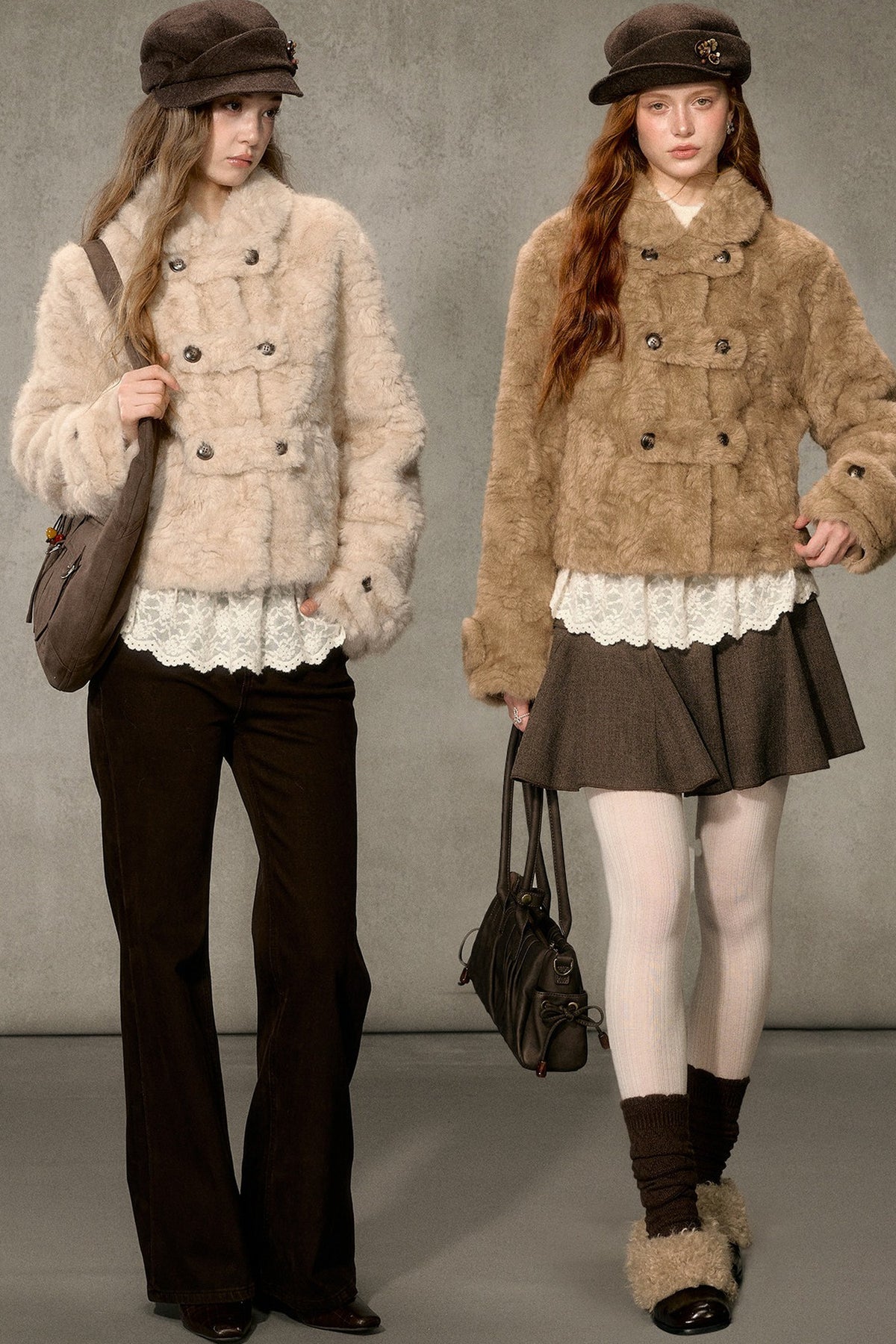 Vintage Thickened Faux Fur Jacket