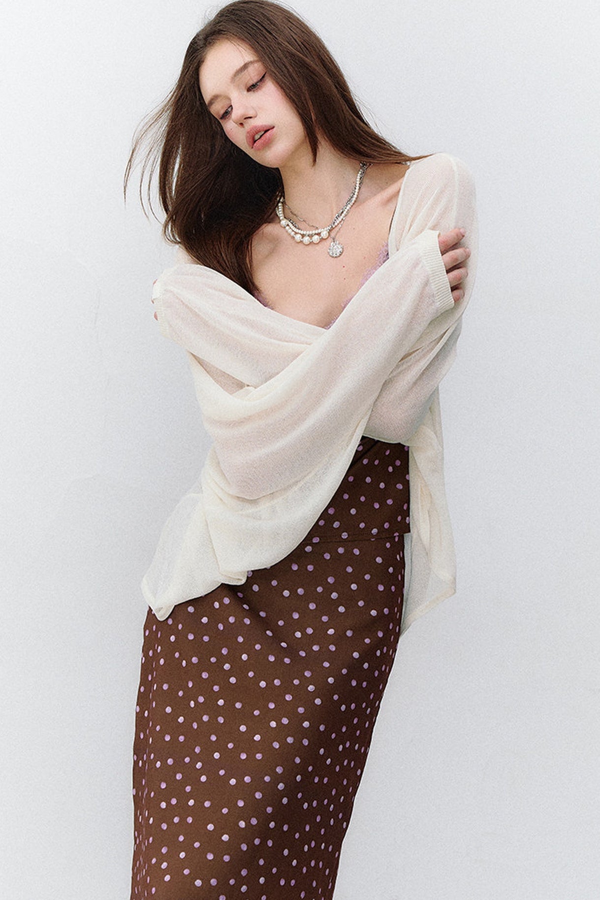 Lightweight Acetate Shawl Cardigan