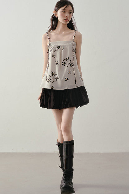 Embroidered Floral Camisole