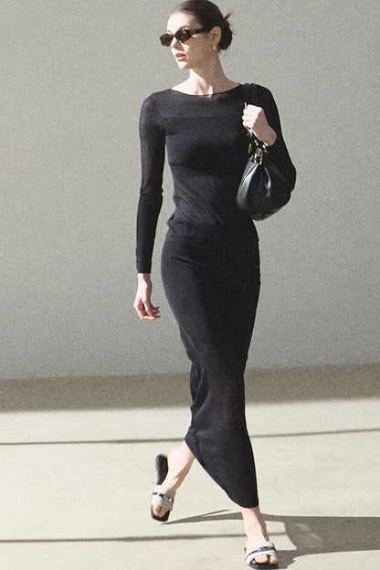 Long Sleeve Lyocell Layered Top