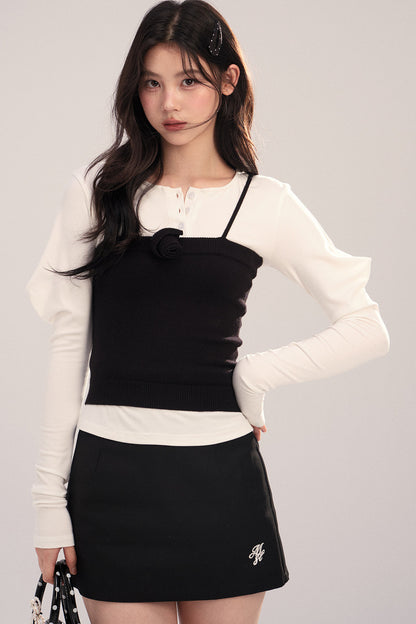 Slim Fit Knitted Vest