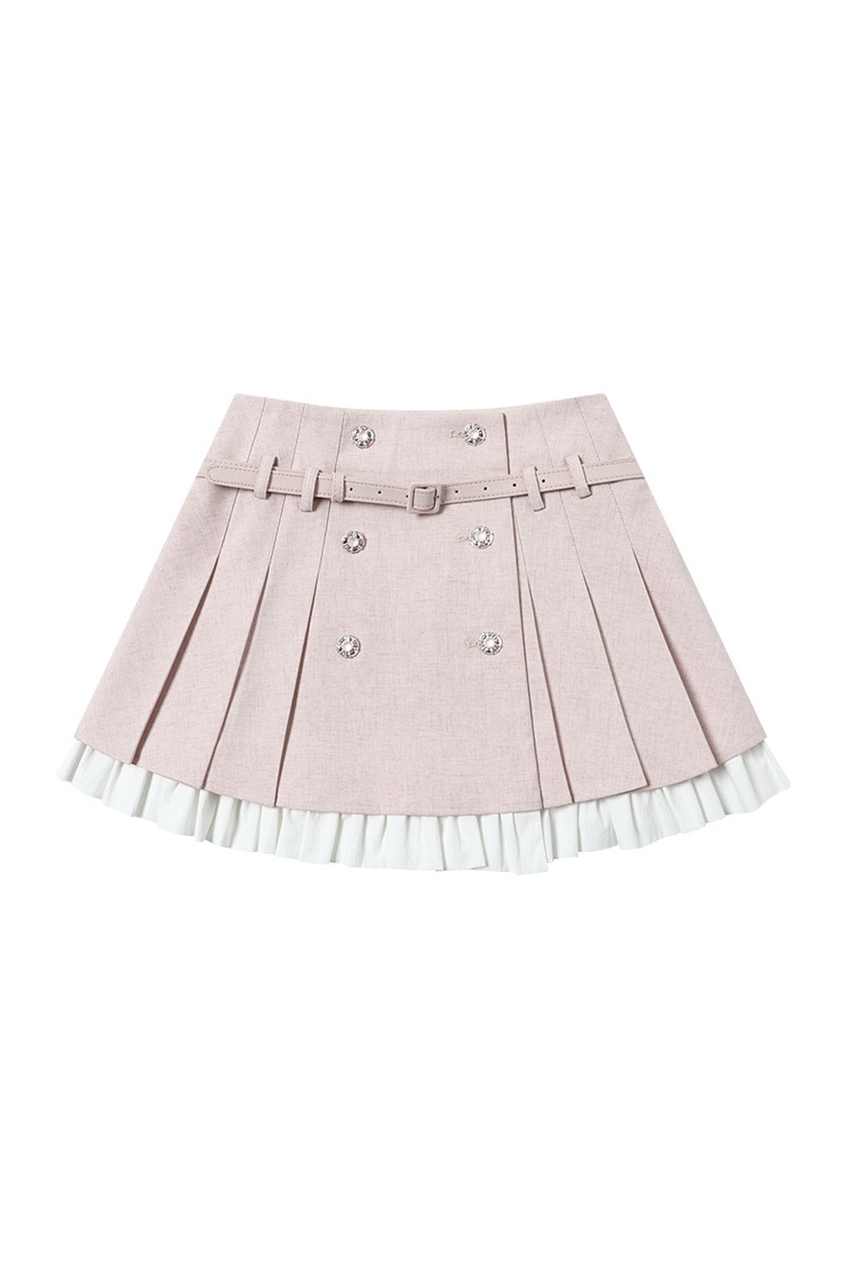 Bowknot Jacket and A-Line Pleated Skirt