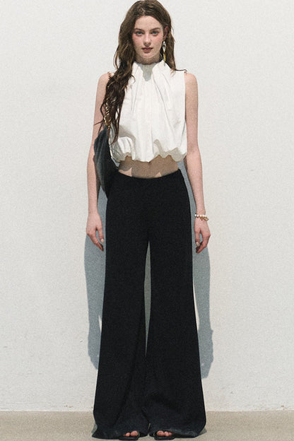 Modal Knit Wide-Leg Pants