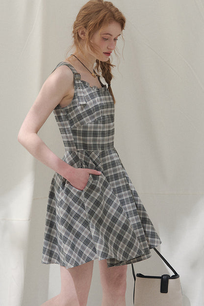 Summer Melody Plaid Dress