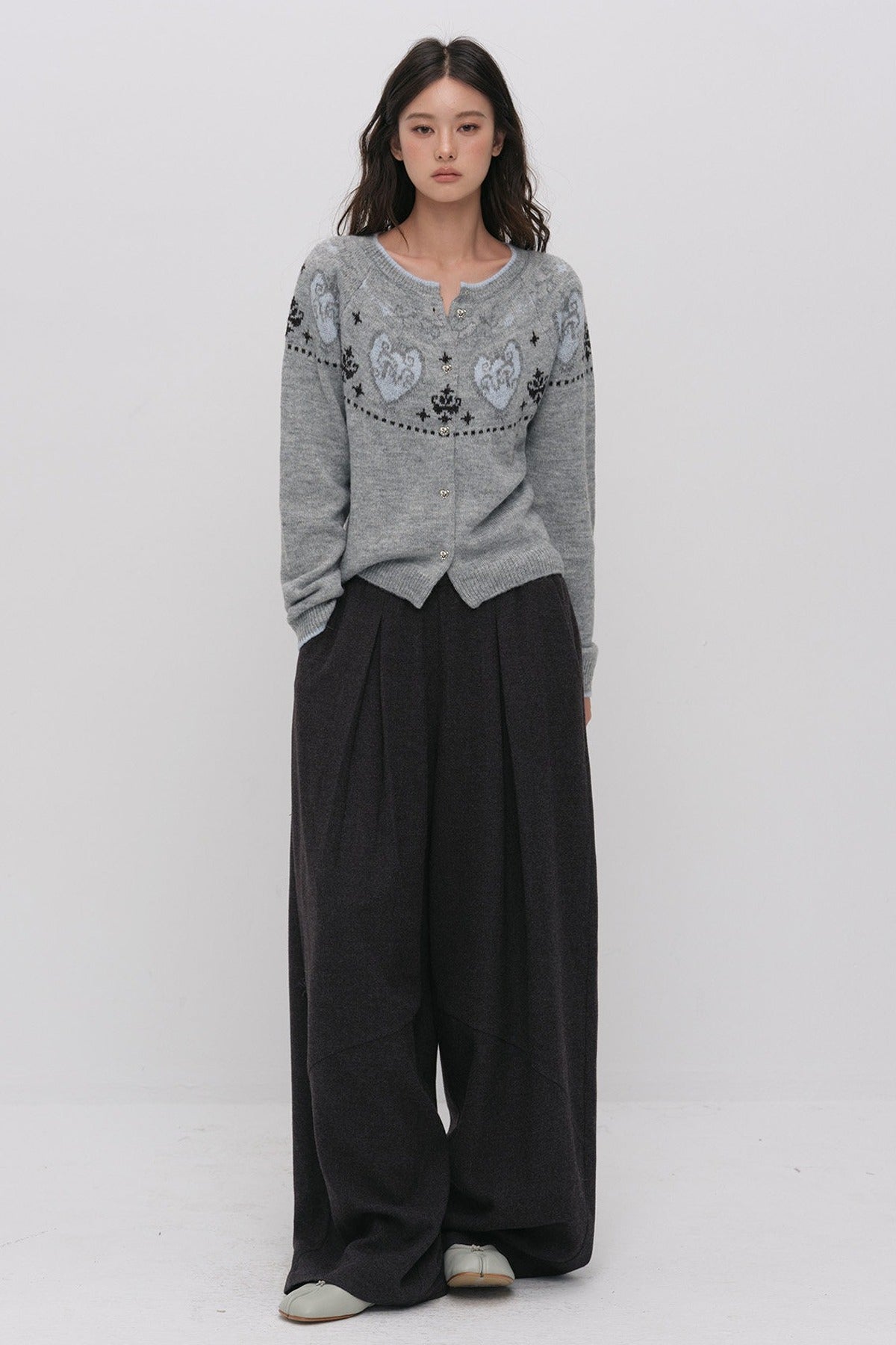 Fair Isle Jacquard Cardigan