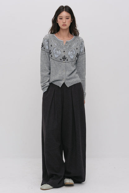 Fair Isle Jacquard Cardigan