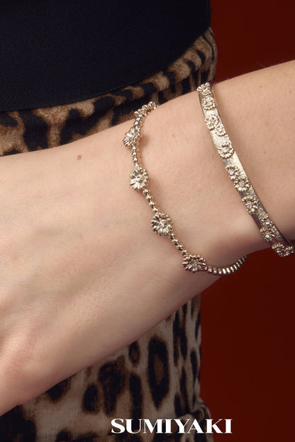 Daisy Beaded Bracelet