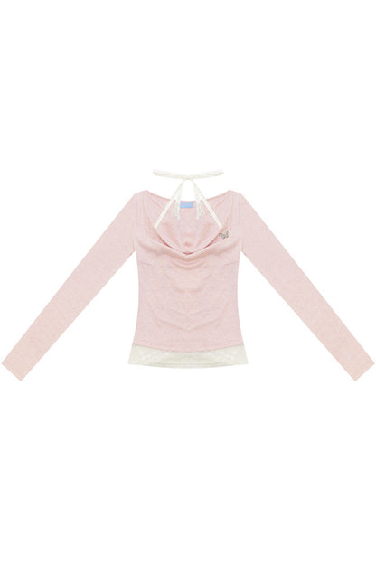 Gentle Flutter Knit Top