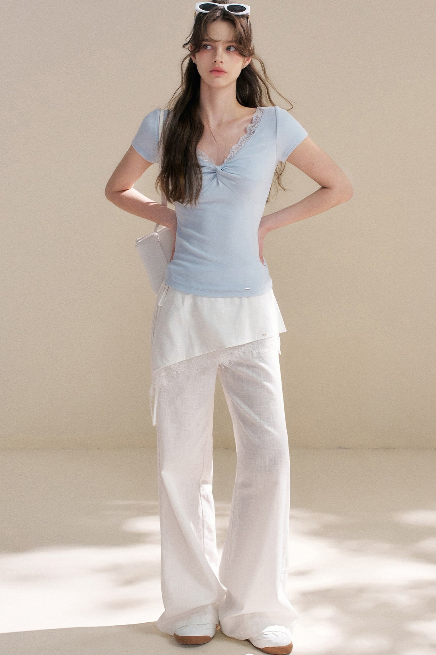 French Lace Knitted Top
