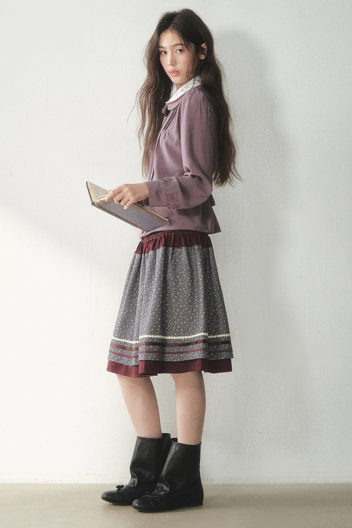 Lyocell Doll Collar Blouse