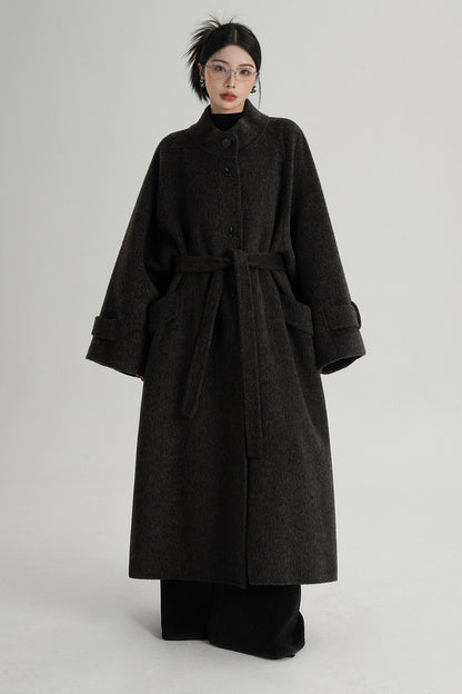 Mid-Length Double-Sided Wool Coat