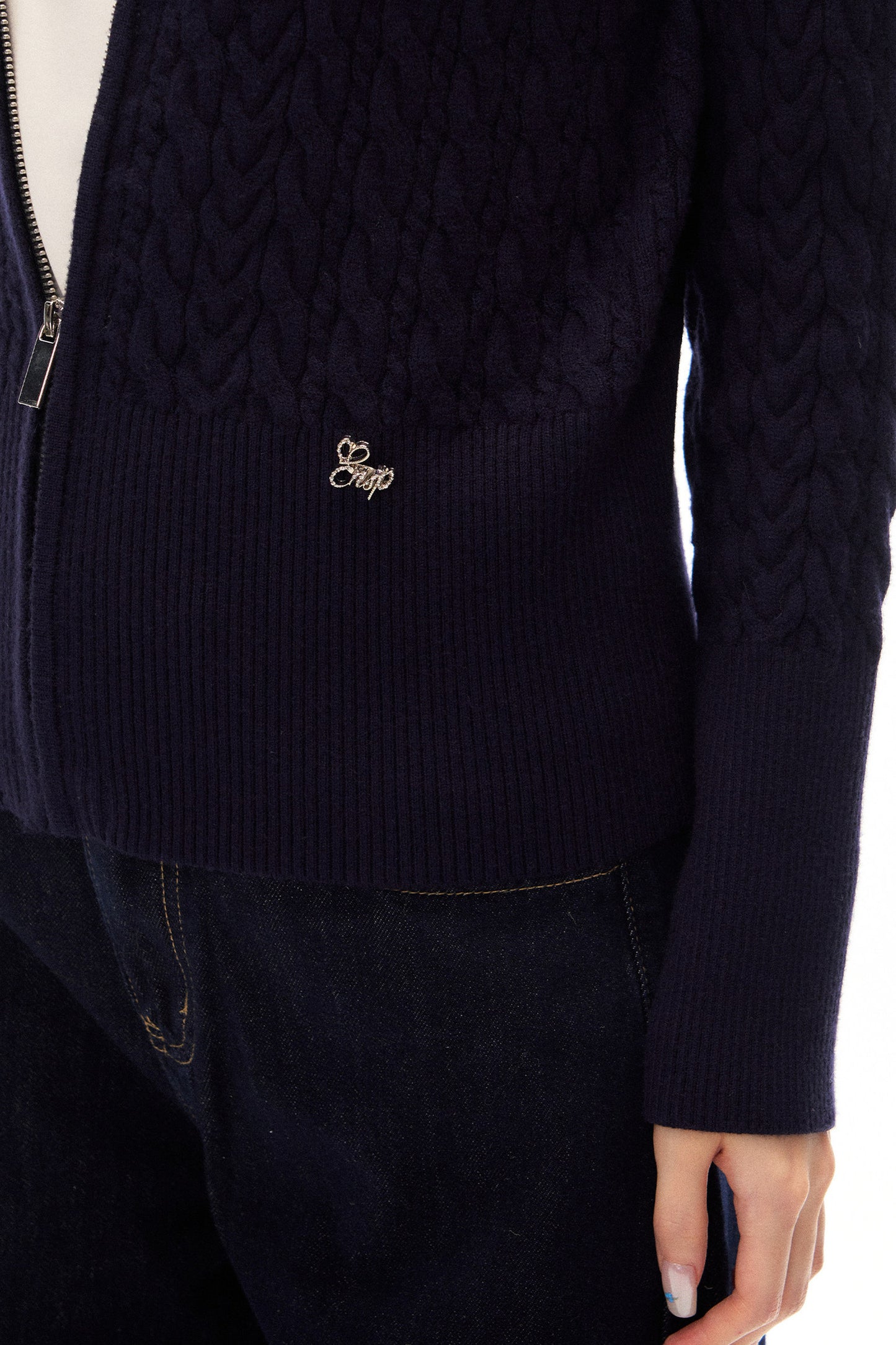 Long Sleeve Knitted Cardigan and Pants Set-Up
