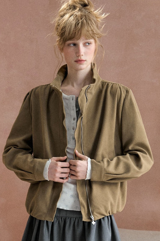 Crinkled Pleated Jacket