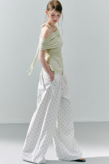 Off-Shoulder Tie Top