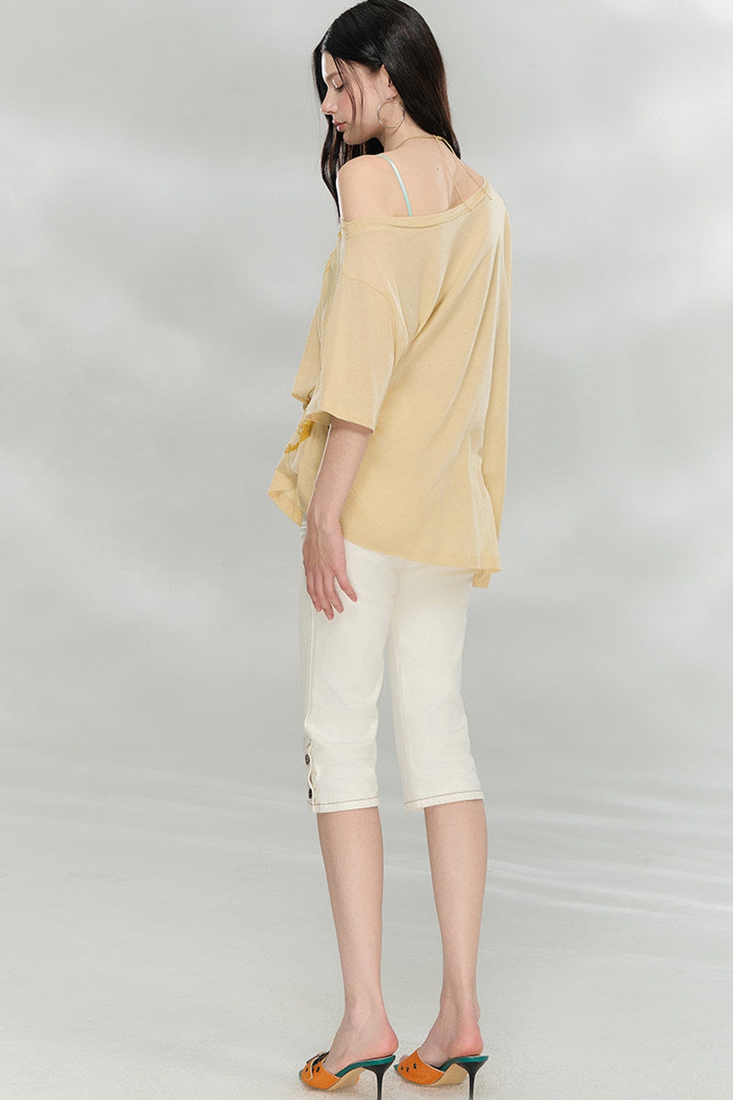 Ocean Print Modal Top