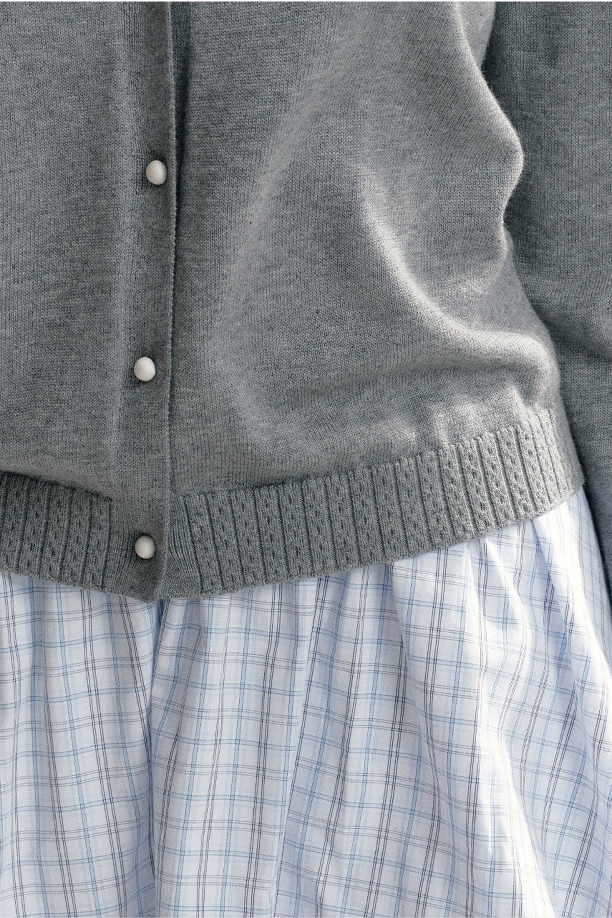 Ruffle Collar Knit Cardigan