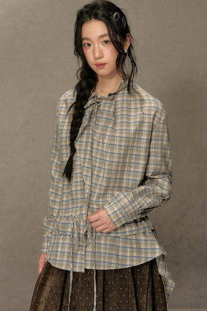 Plaid Long-Sleeve Shirt