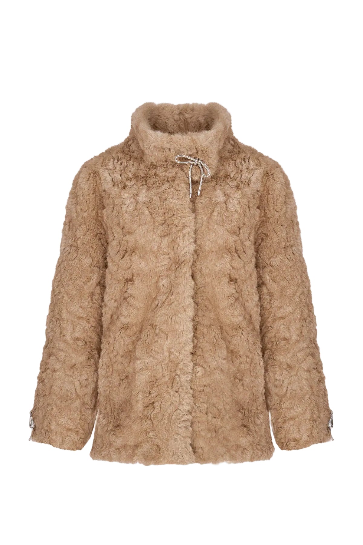 Plush Faux Fur Coat and Pants
