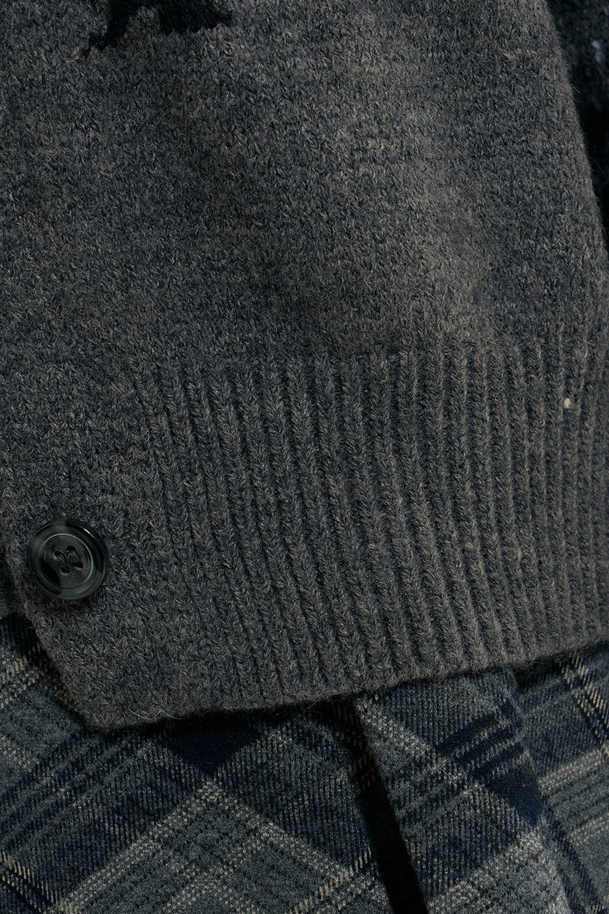 Fair Isle Jacquard Knit Cardigan